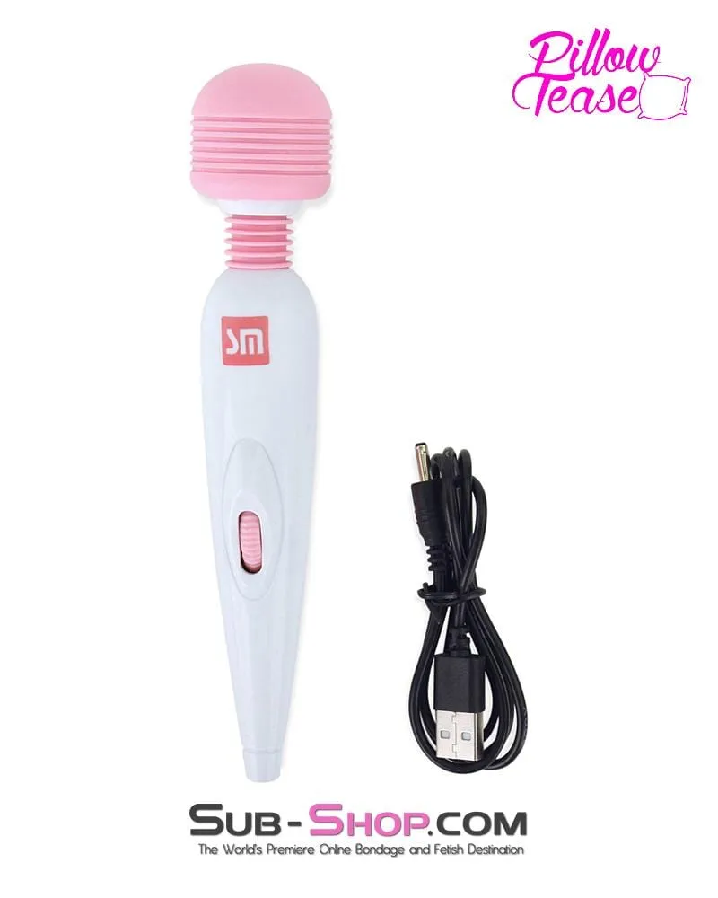 5768M-SIS      Sissy Damsel Rechargeable Variable Speed Pink Mini Magic Wand