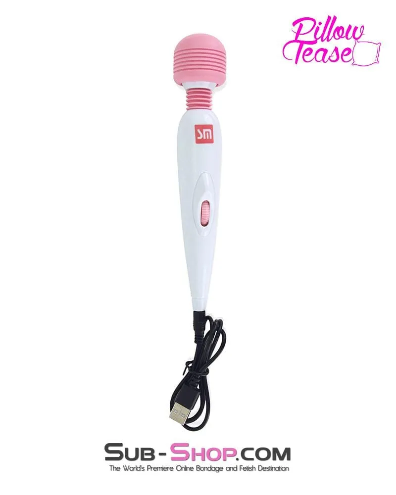 5768M-SIS      Sissy Damsel Rechargeable Variable Speed Pink Mini Magic Wand