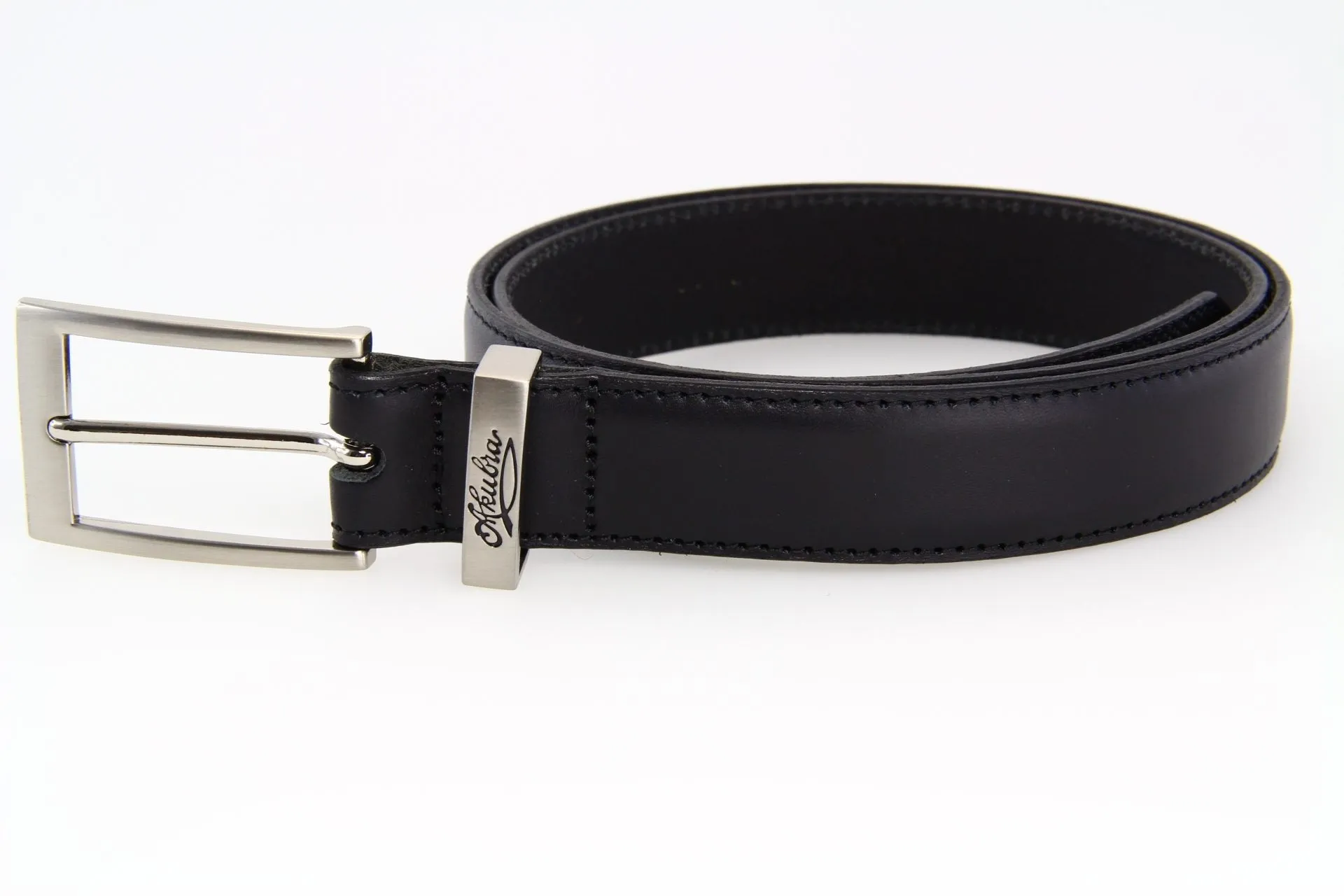 Akubra Leather Dress Belt Sydney - Black