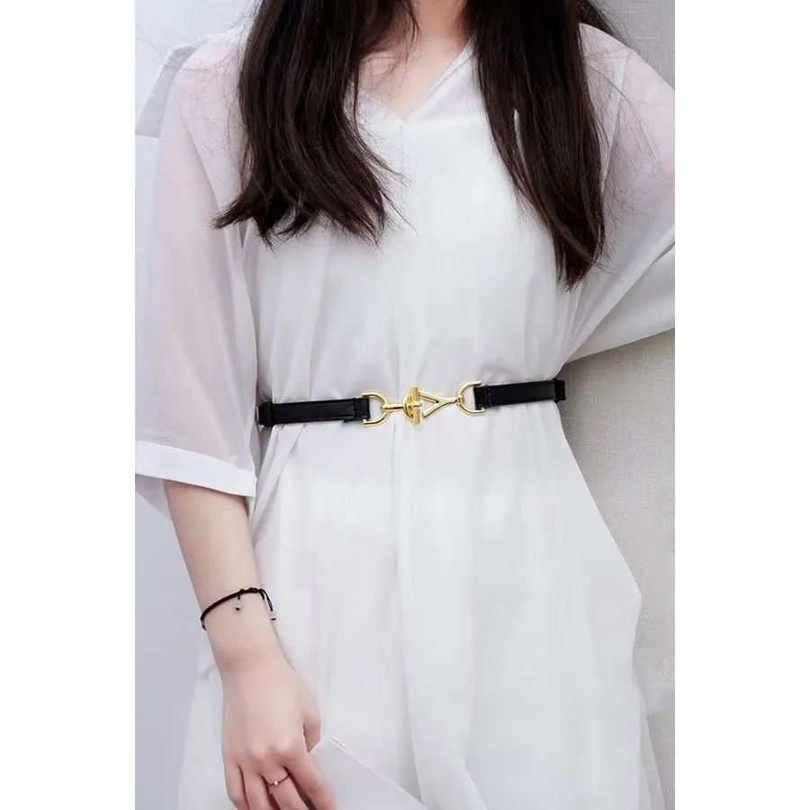 AllureBelt Elegant & Casual Slim PU Waistband