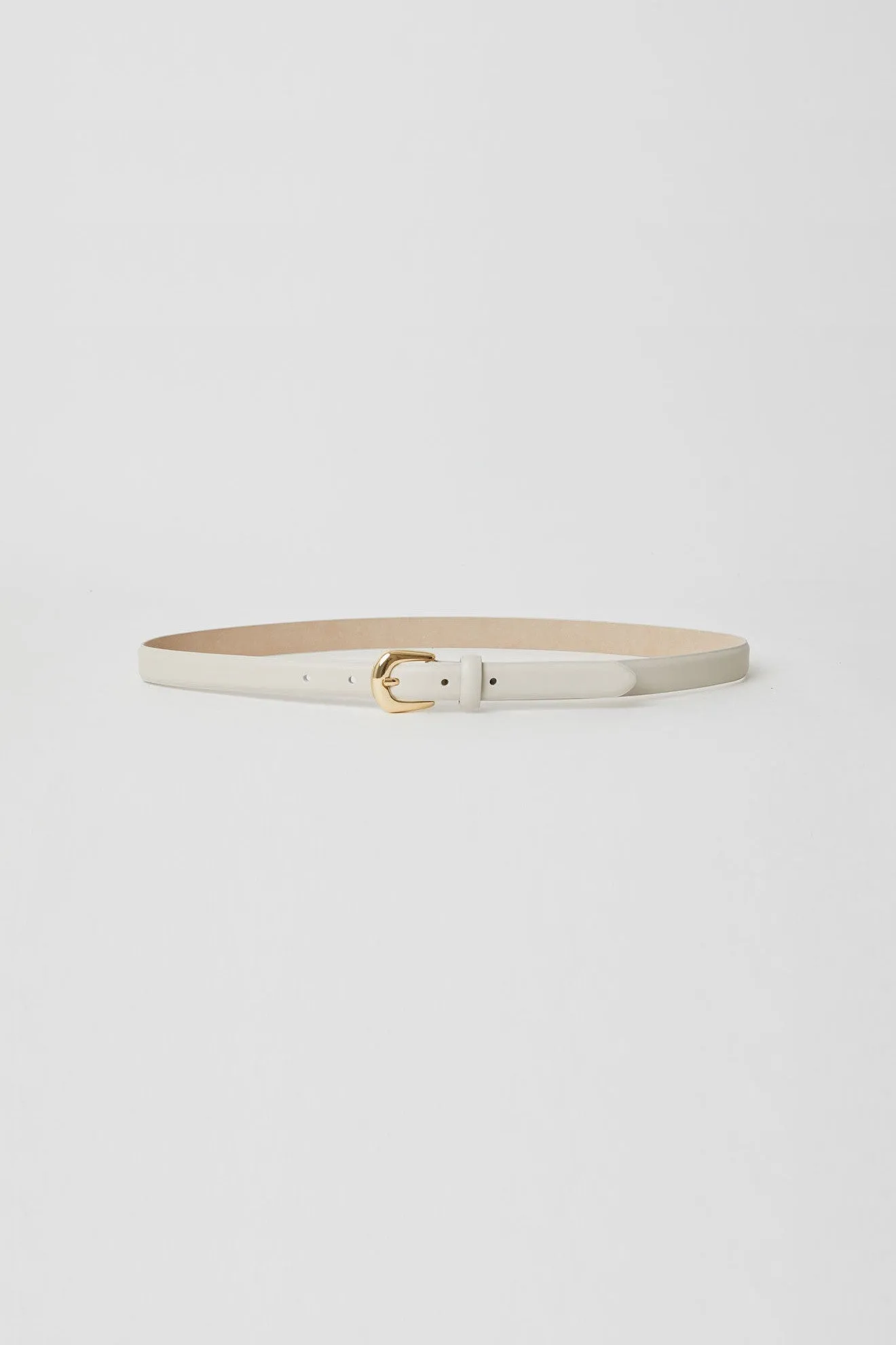 B-Low The Belt Kennedy Mini Leather Belt in Bone Gold