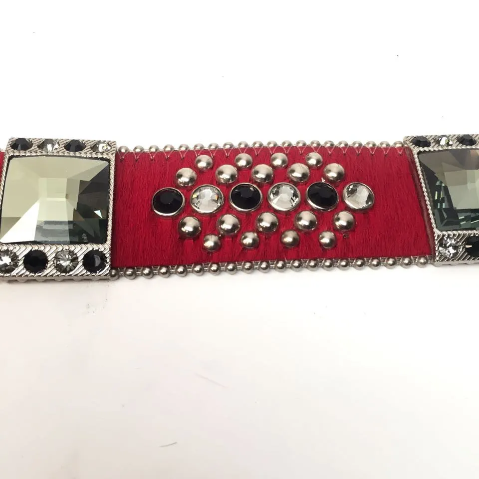 b.b. Simon 4045 Red Crystal Belt
