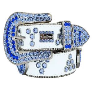 b.b. Simon Bluebell Flower Crystal Belt