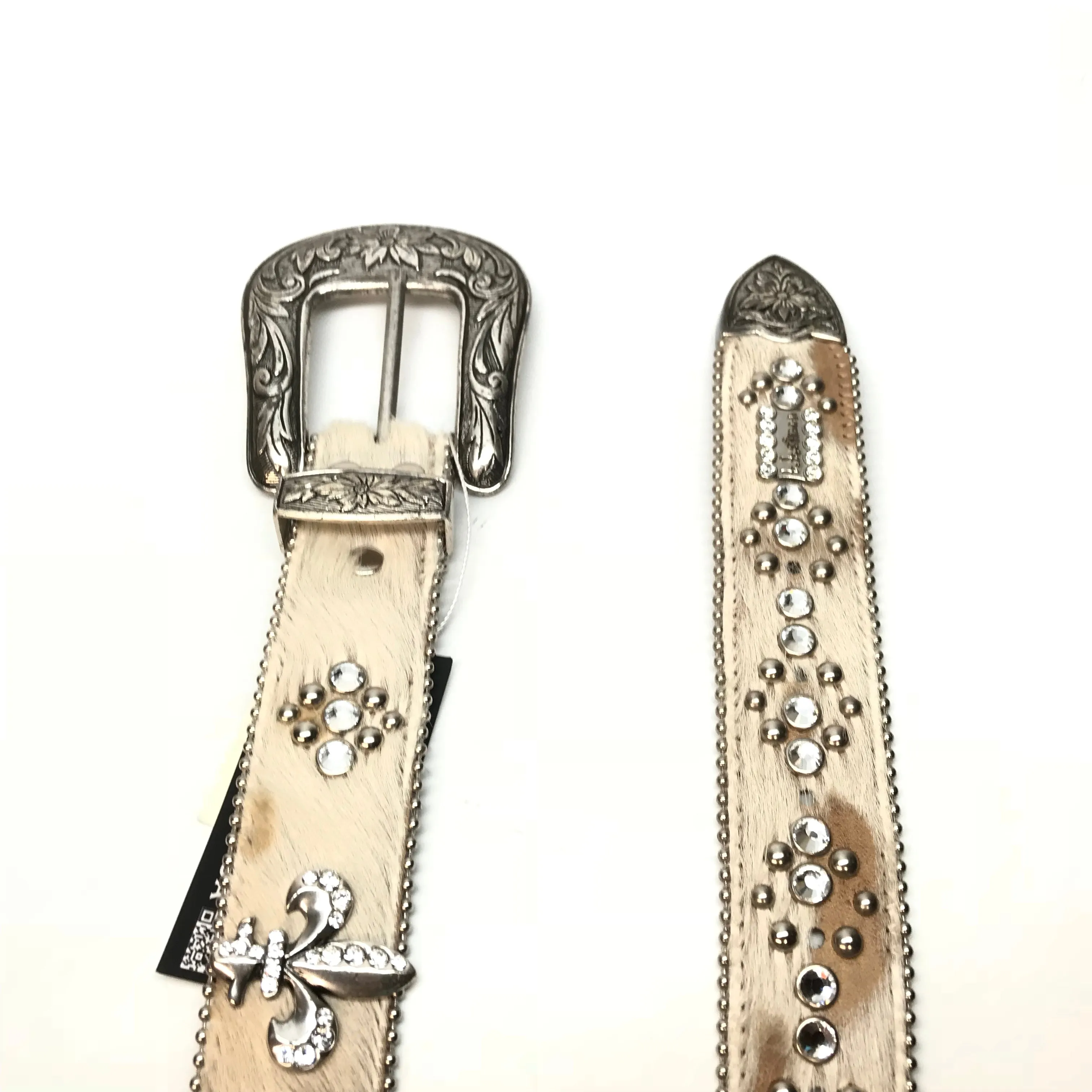 b.b. Simon 'Fleur-de-lis' Pony Crystal Belt