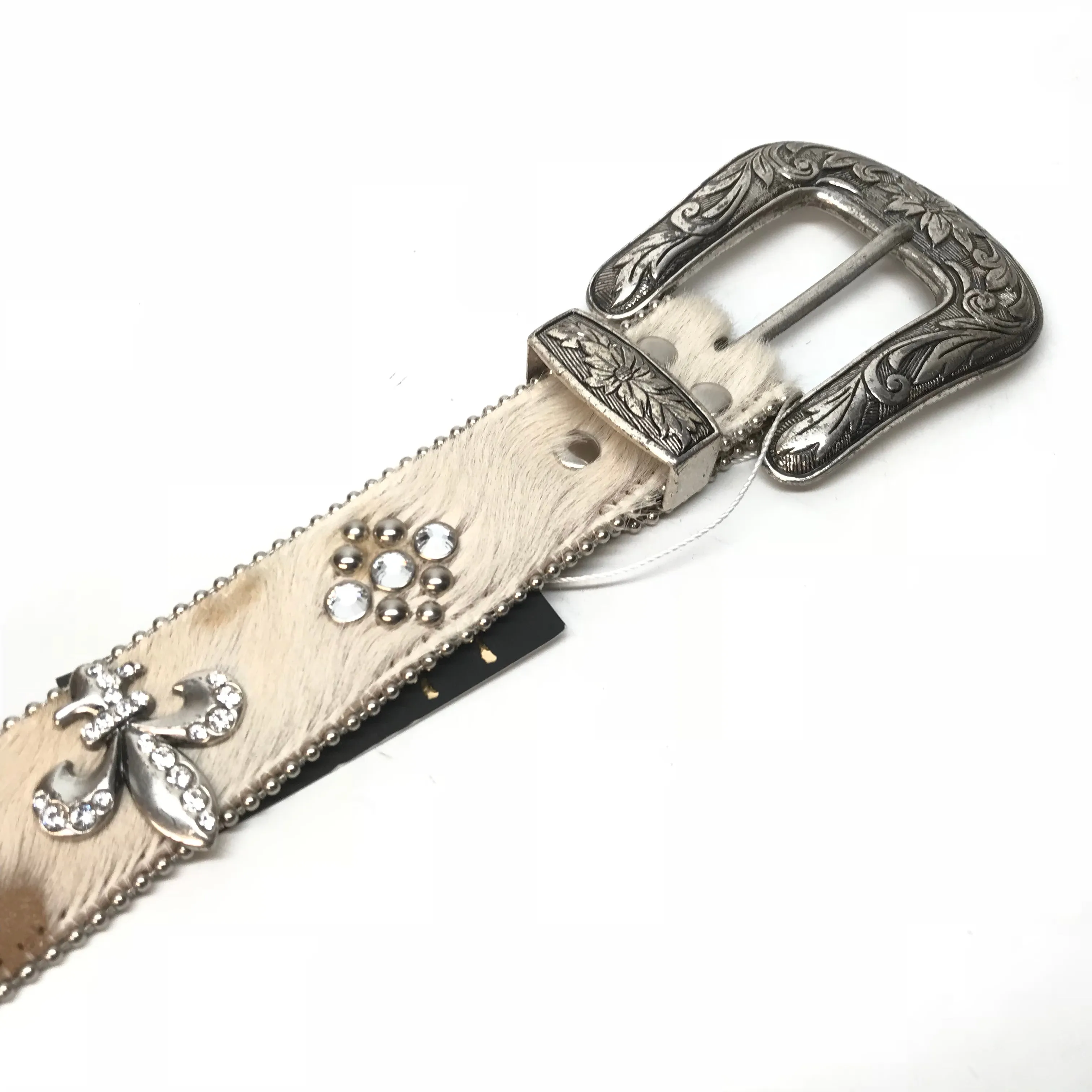 b.b. Simon 'Fleur-de-lis' Pony Crystal Belt