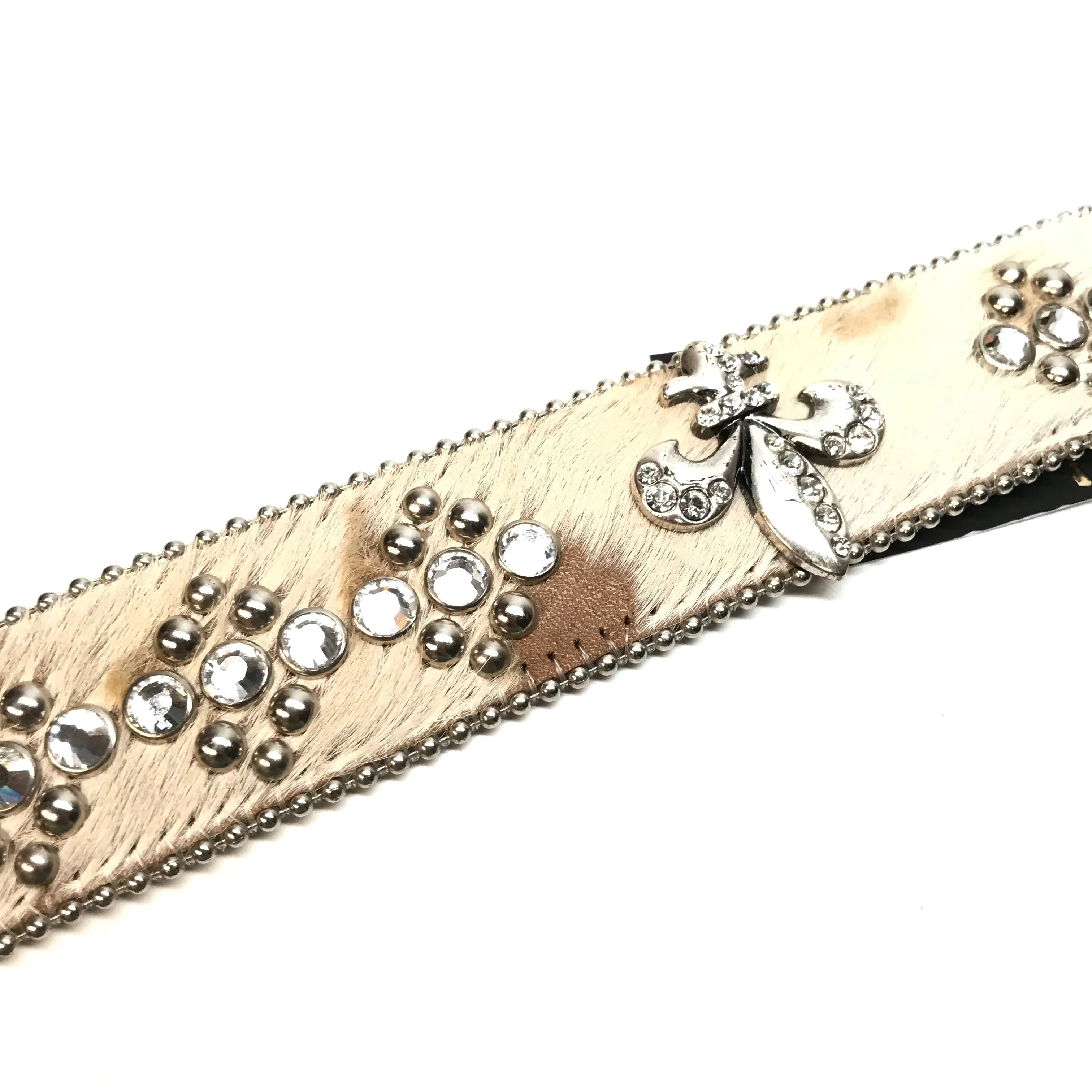 b.b. Simon 'Fleur-de-lis' Pony Crystal Belt