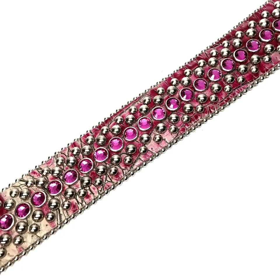 b.b. Simon 'Fuchsia Fully Loaded' Crystal Belt