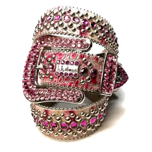 b.b. Simon 'Fuchsia Fully Loaded' Crystal Belt