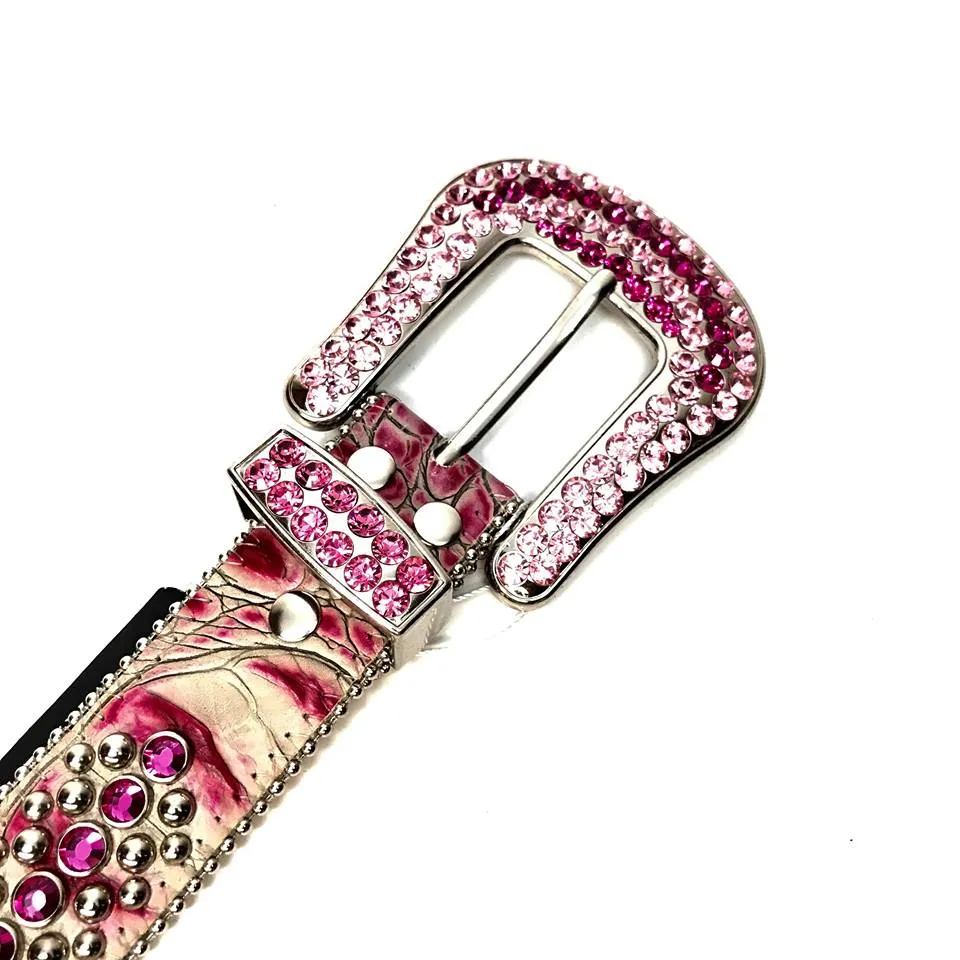 b.b. Simon 'Fuchsia Fully Loaded' Crystal Belt