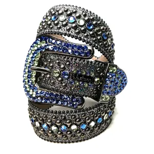 b.b. Simon 'Lime Galaxy' Fully Loaded Crystal Belt