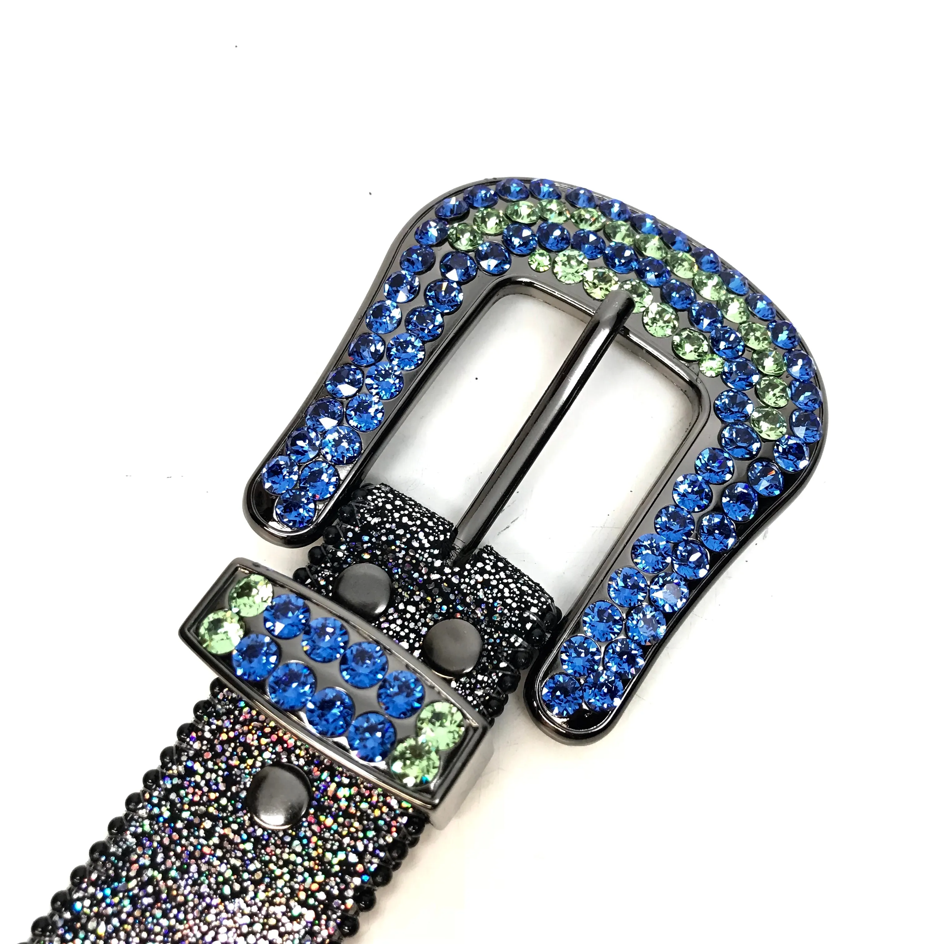 b.b. Simon 'Lime Galaxy' Fully Loaded Crystal Belt