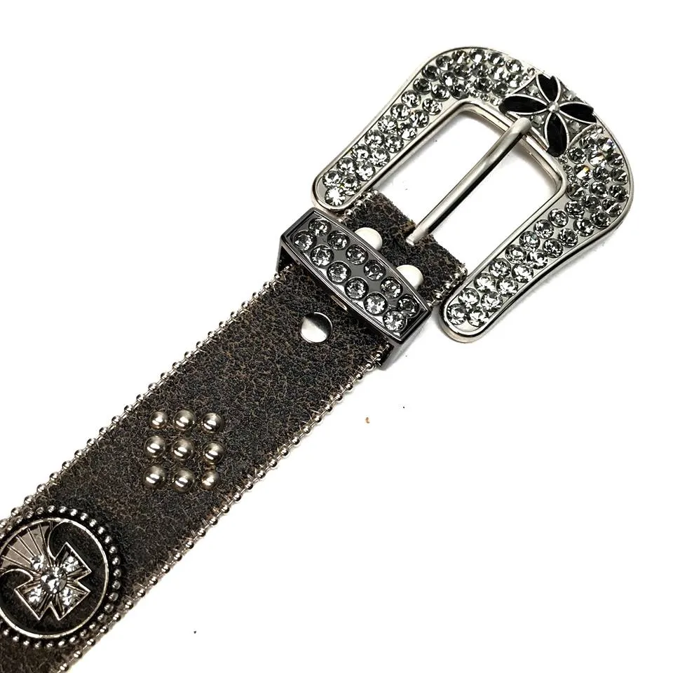 b.b. Simon 'Matrix Blackout' Crystal Belt