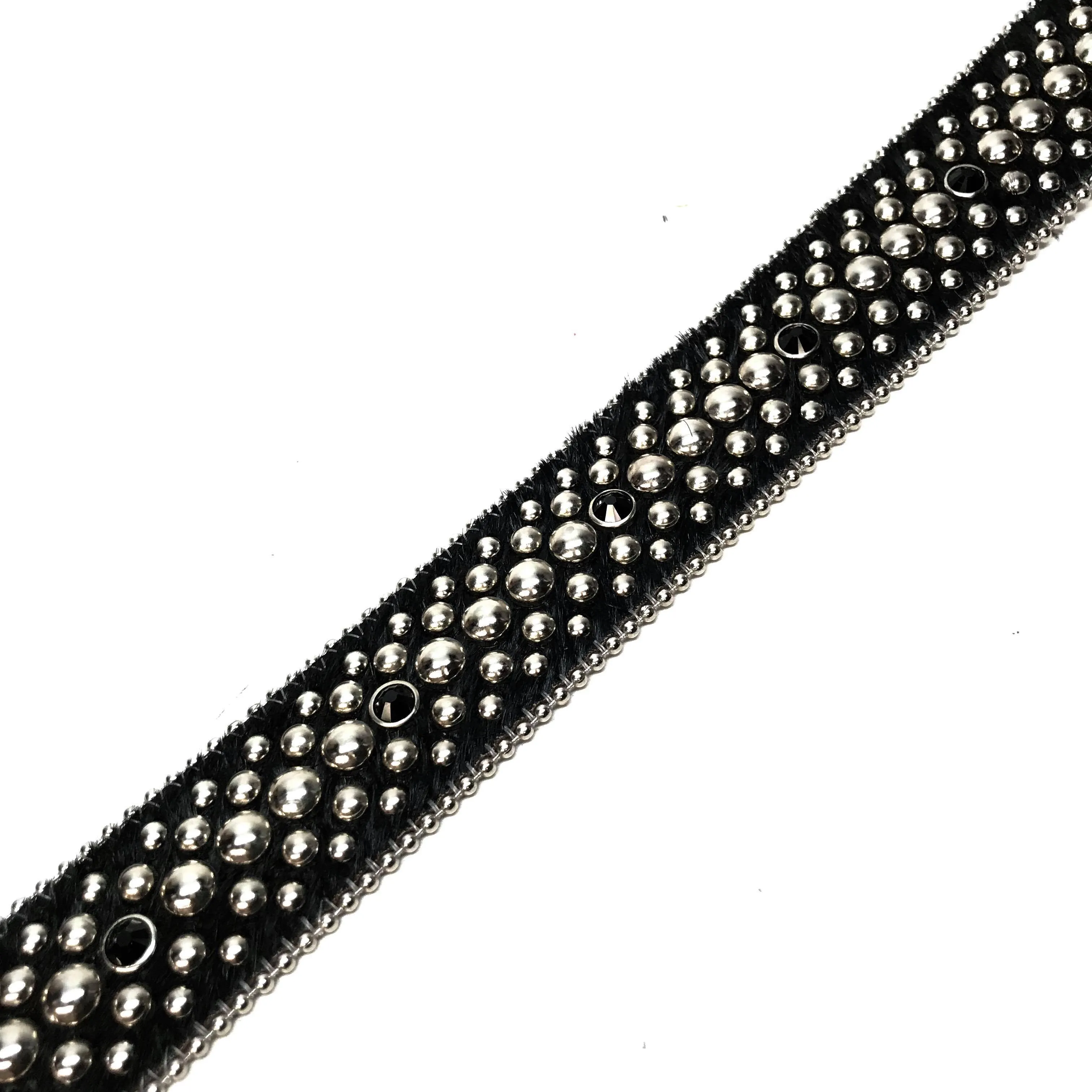 b.b. Simon 'Mixed Studded' Pony Crystal Belt