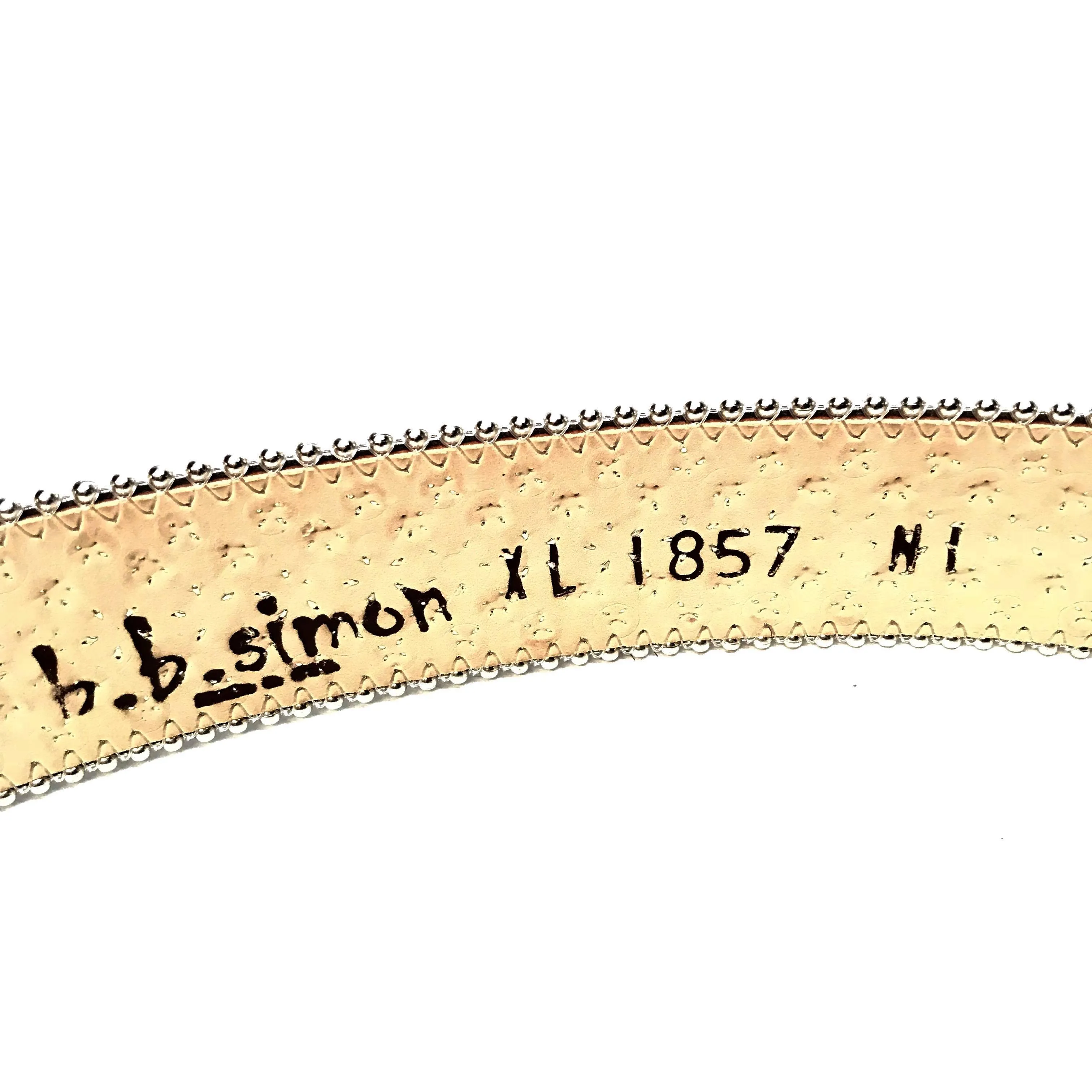 b.b. Simon 'Mixed Studded' Pony Crystal Belt