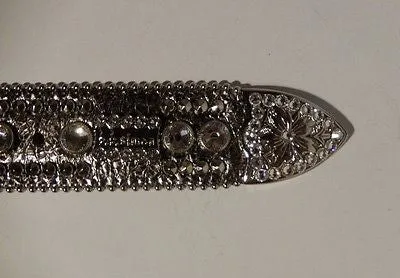 b.b. Simon 'Pure Silver' Crystal Belt