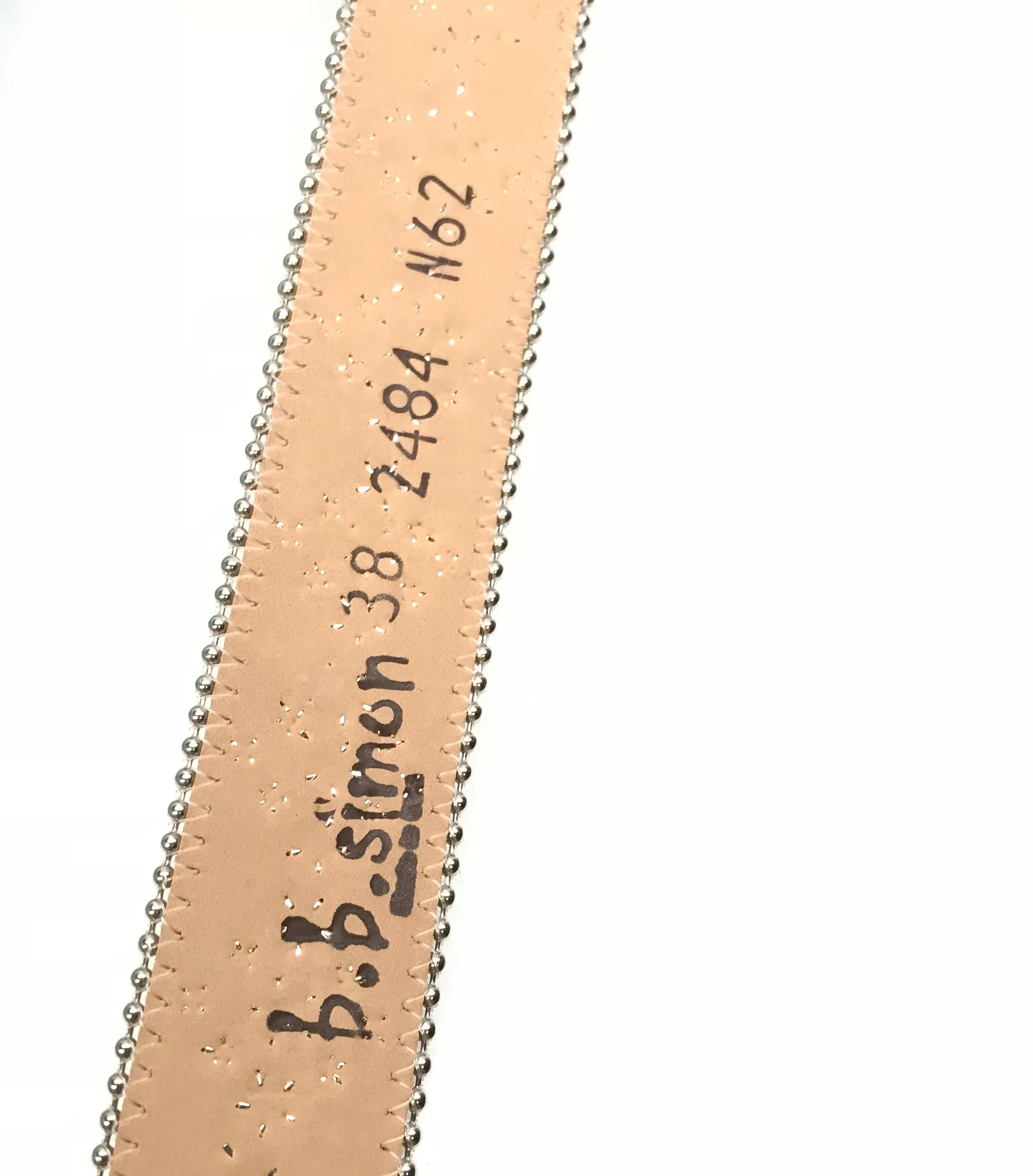 b.b. Simon 'Python Triple Studded' Crystal Belt