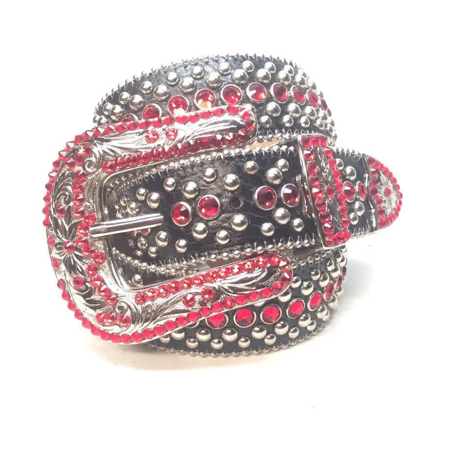 b.b. Simon "Black Cherry" Crystal Belt