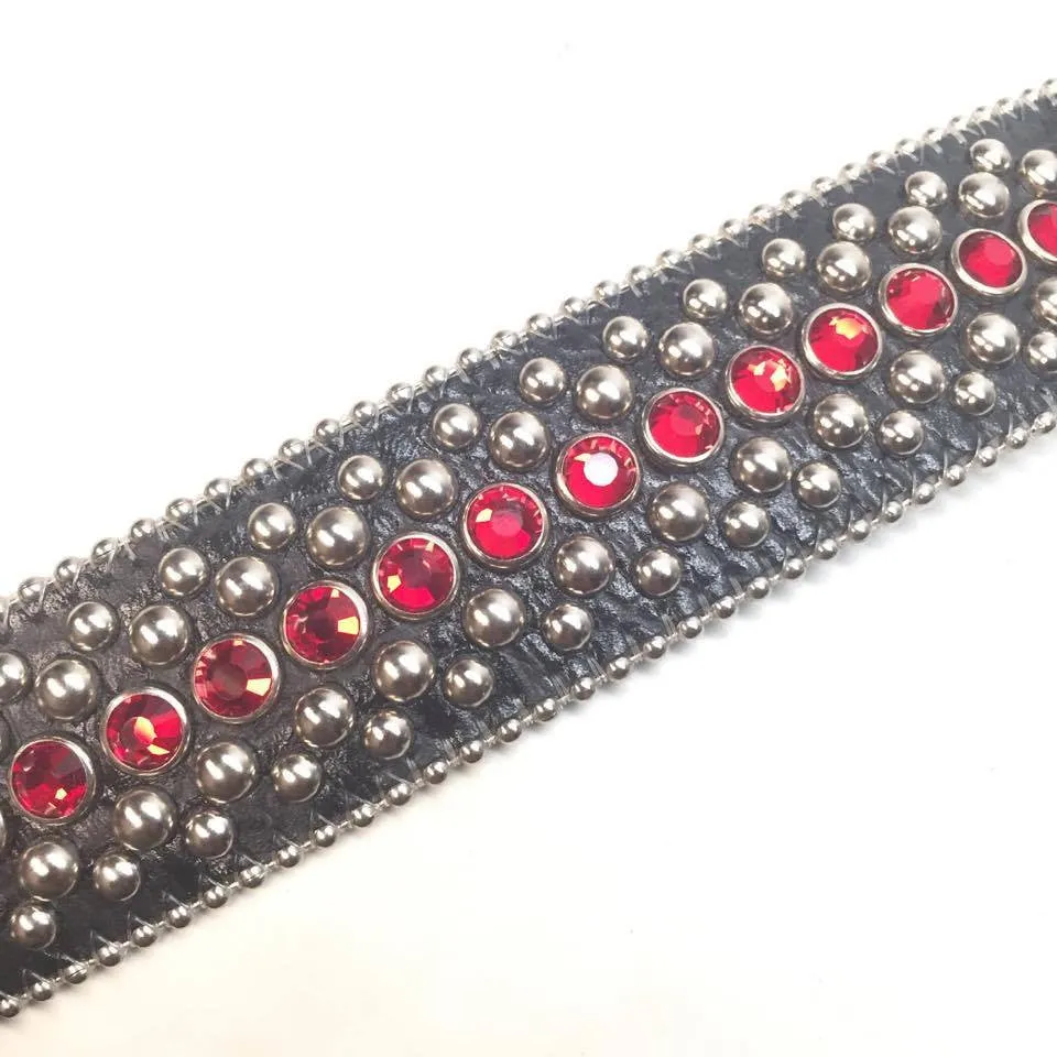 b.b. Simon "Black Cherry" Crystal Belt