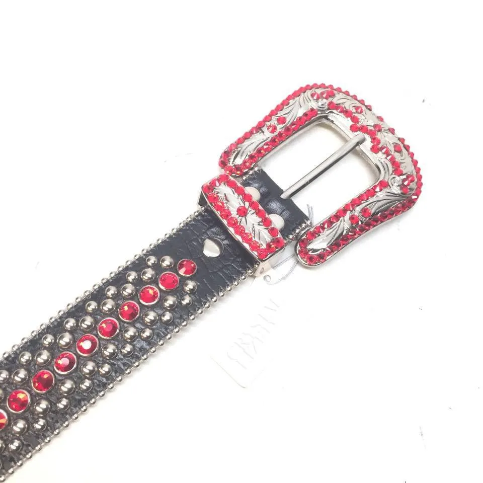 b.b. Simon "Black Cherry" Crystal Belt