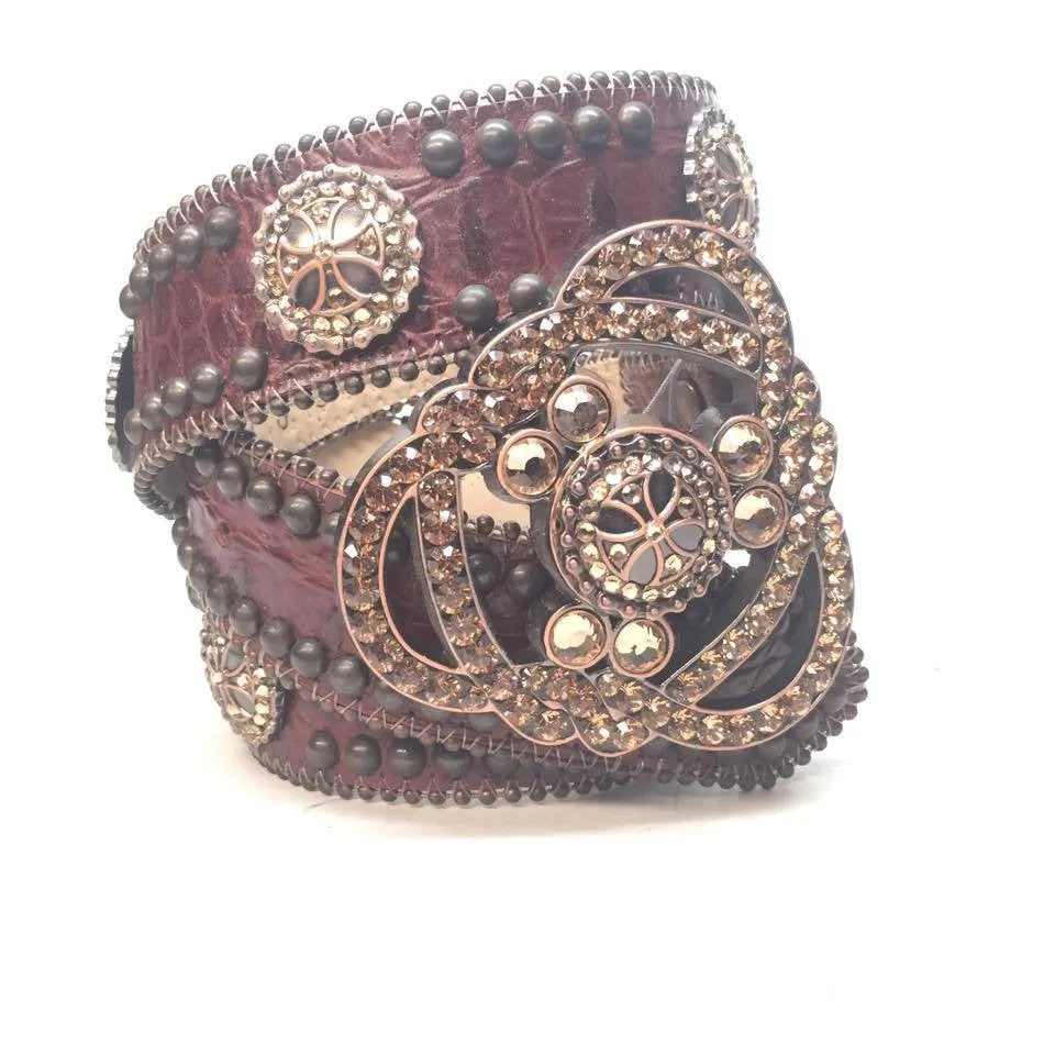 b.b. Simon "Bronze Dominatrix" Crystal Belt