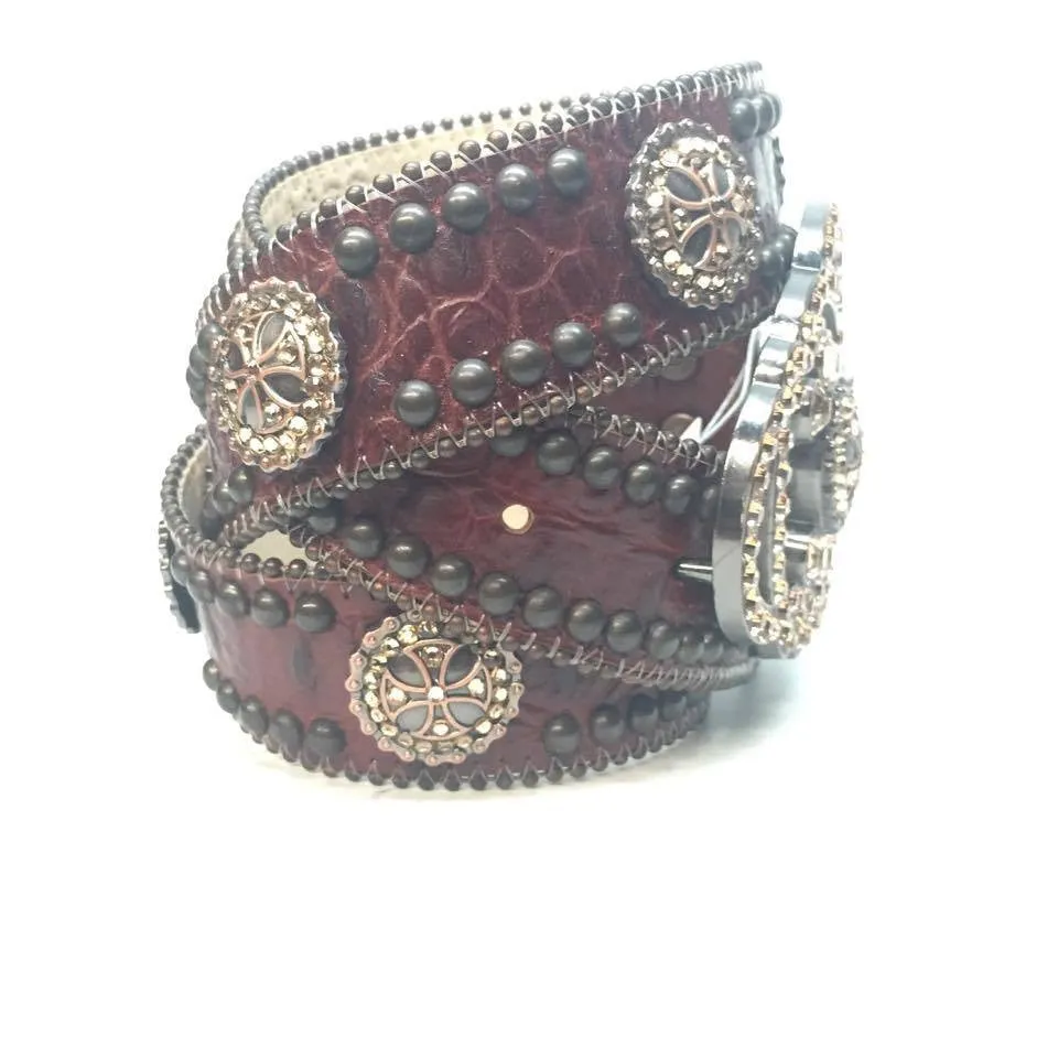 b.b. Simon "Bronze Dominatrix" Crystal Belt