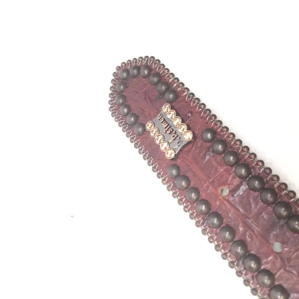 b.b. Simon "Bronze Dominatrix" Crystal Belt