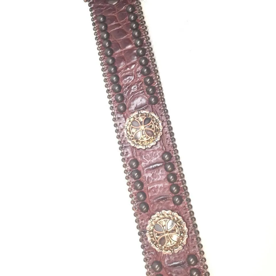 b.b. Simon "Bronze Dominatrix" Crystal Belt