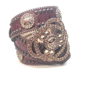 b.b. Simon "Bronze Dominatrix" Crystal Belt