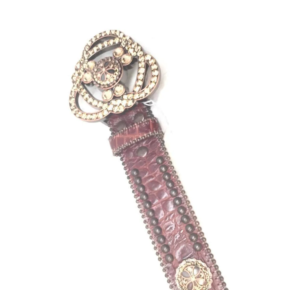 b.b. Simon "Bronze Dominatrix" Crystal Belt