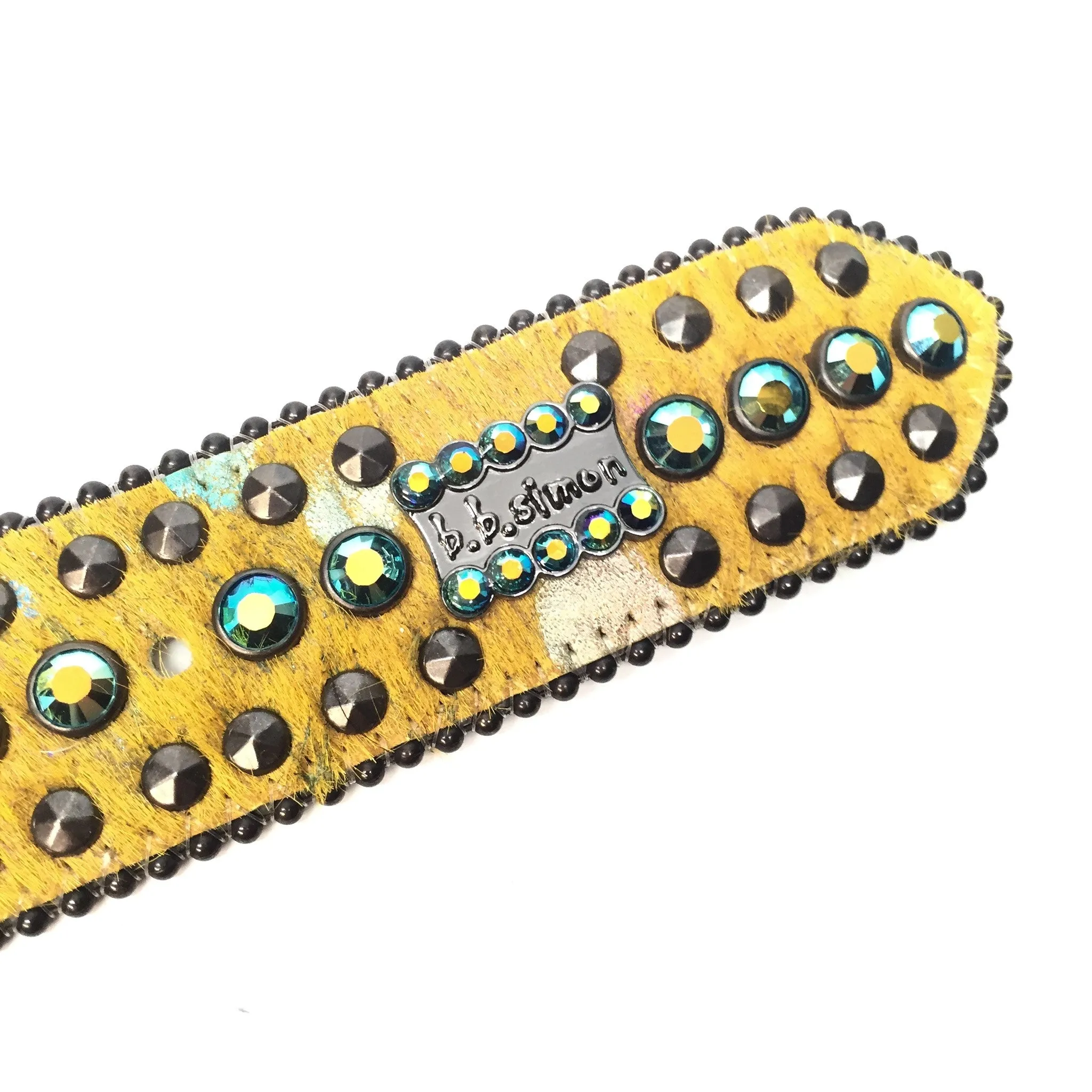 b.b. Simon "Golden Skull" Crystal Belt