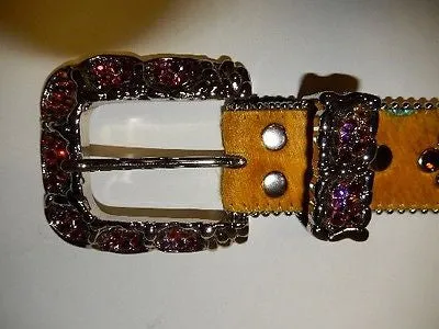b.b. Simon 'Sunshine' Crystal & Pony Hair Belt