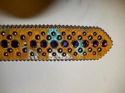b.b. Simon 'Sunshine' Crystal & Pony Hair Belt
