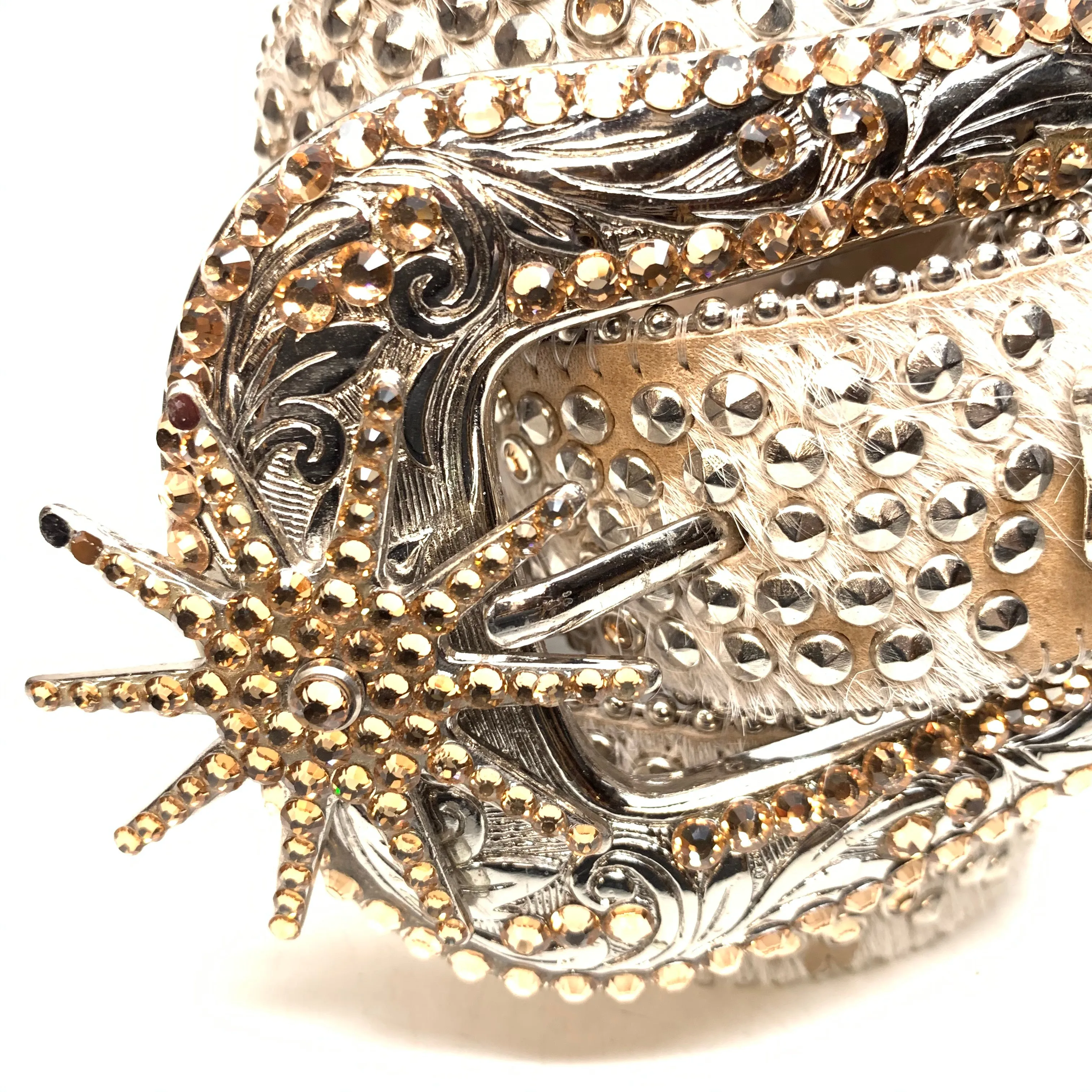 b.b. Simon Western Spiral Pony Crystal Belt