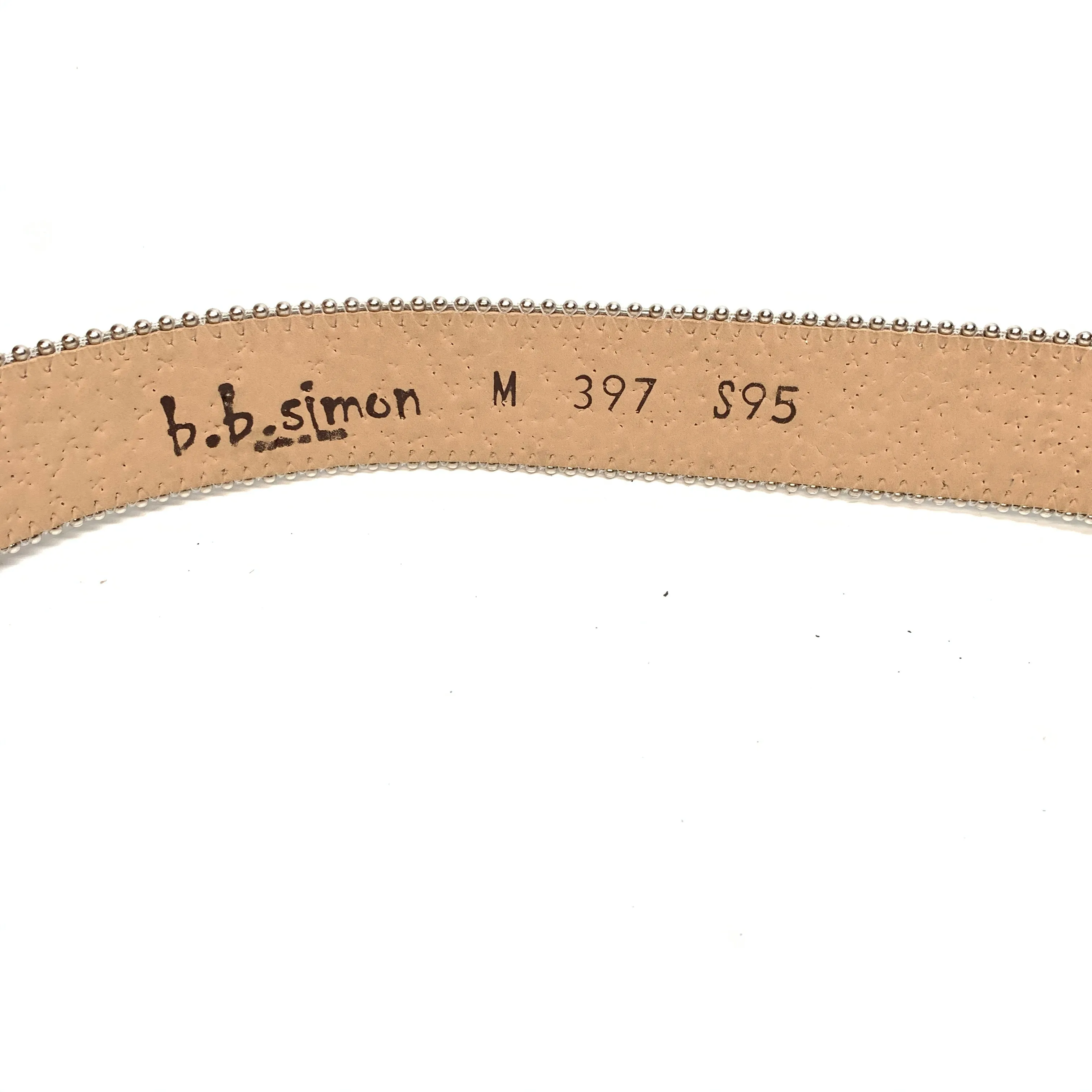 b.b. Simon Western Spiral Pony Crystal Belt
