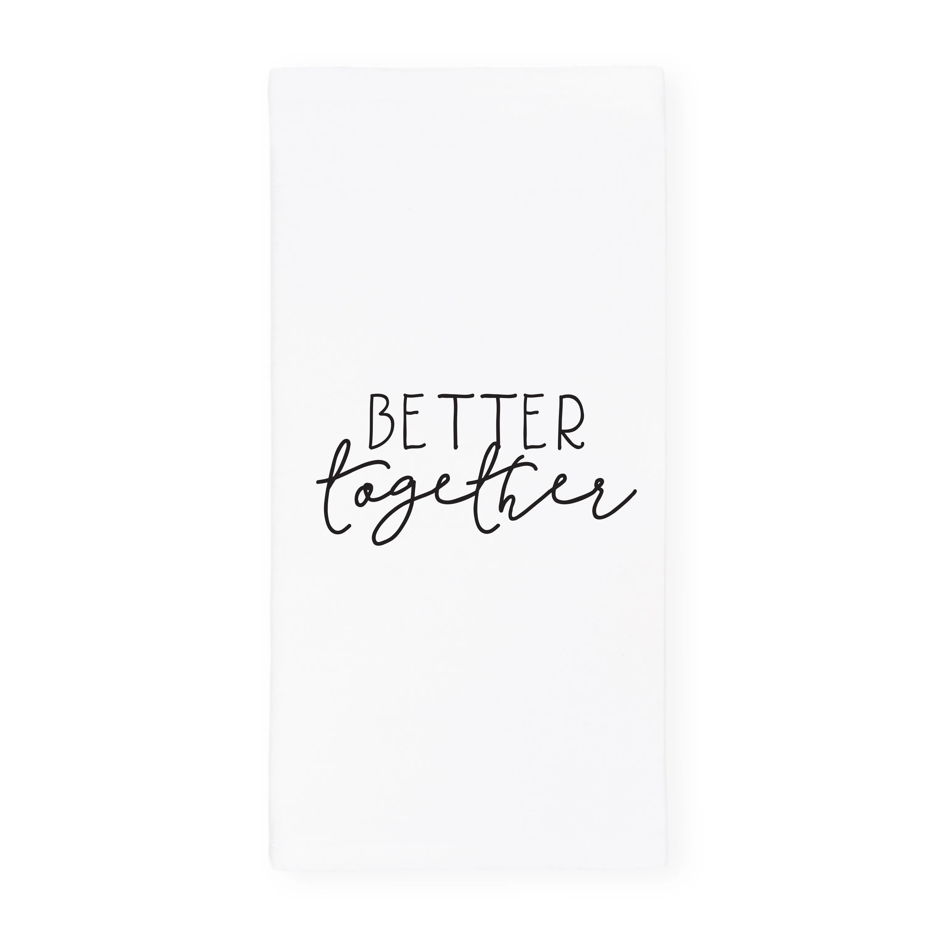 Better Together Cotton Canvas Kitchen Tea Towel by The Cotton & Canvas Co.