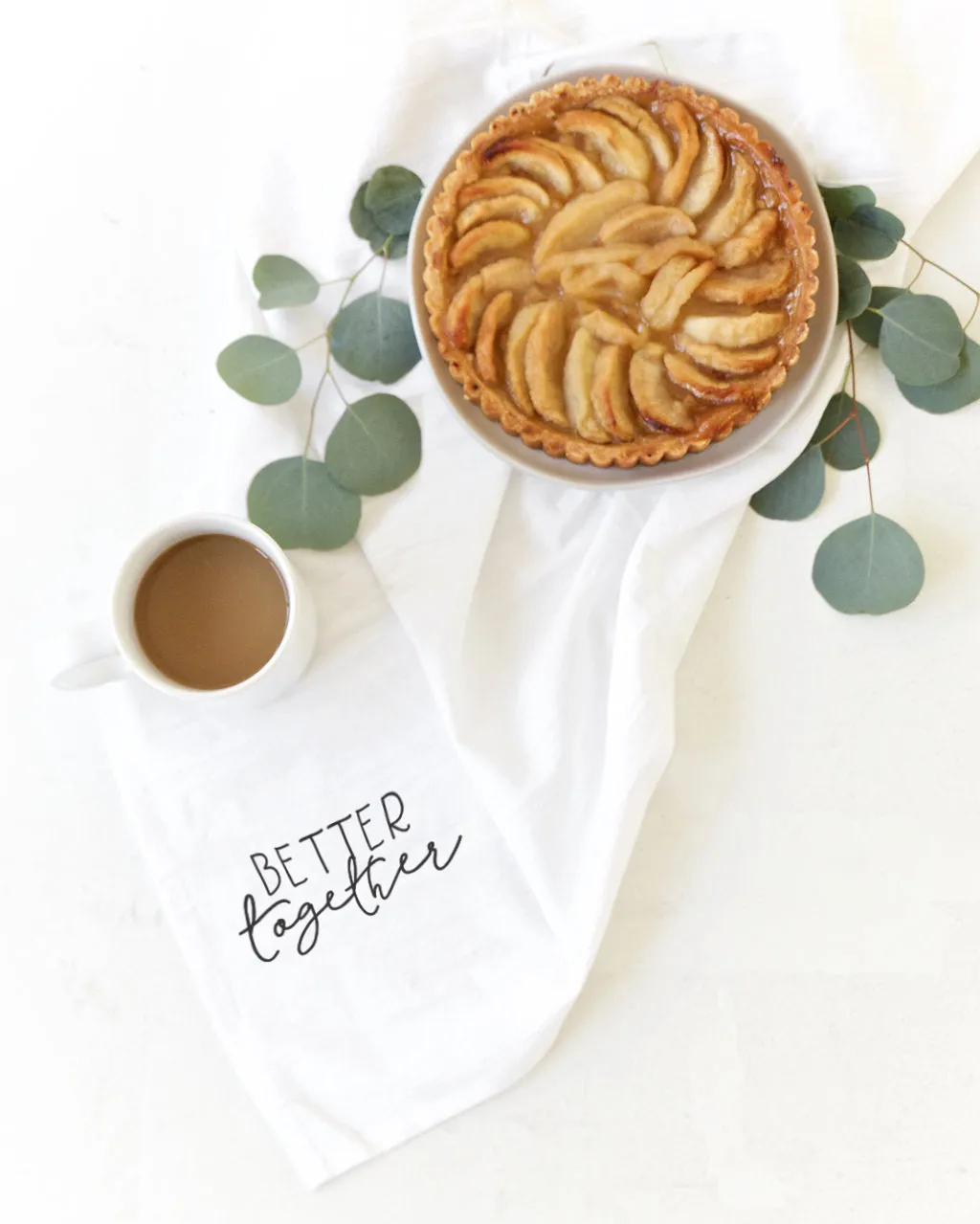 Better Together Cotton Canvas Kitchen Tea Towel by The Cotton & Canvas Co.