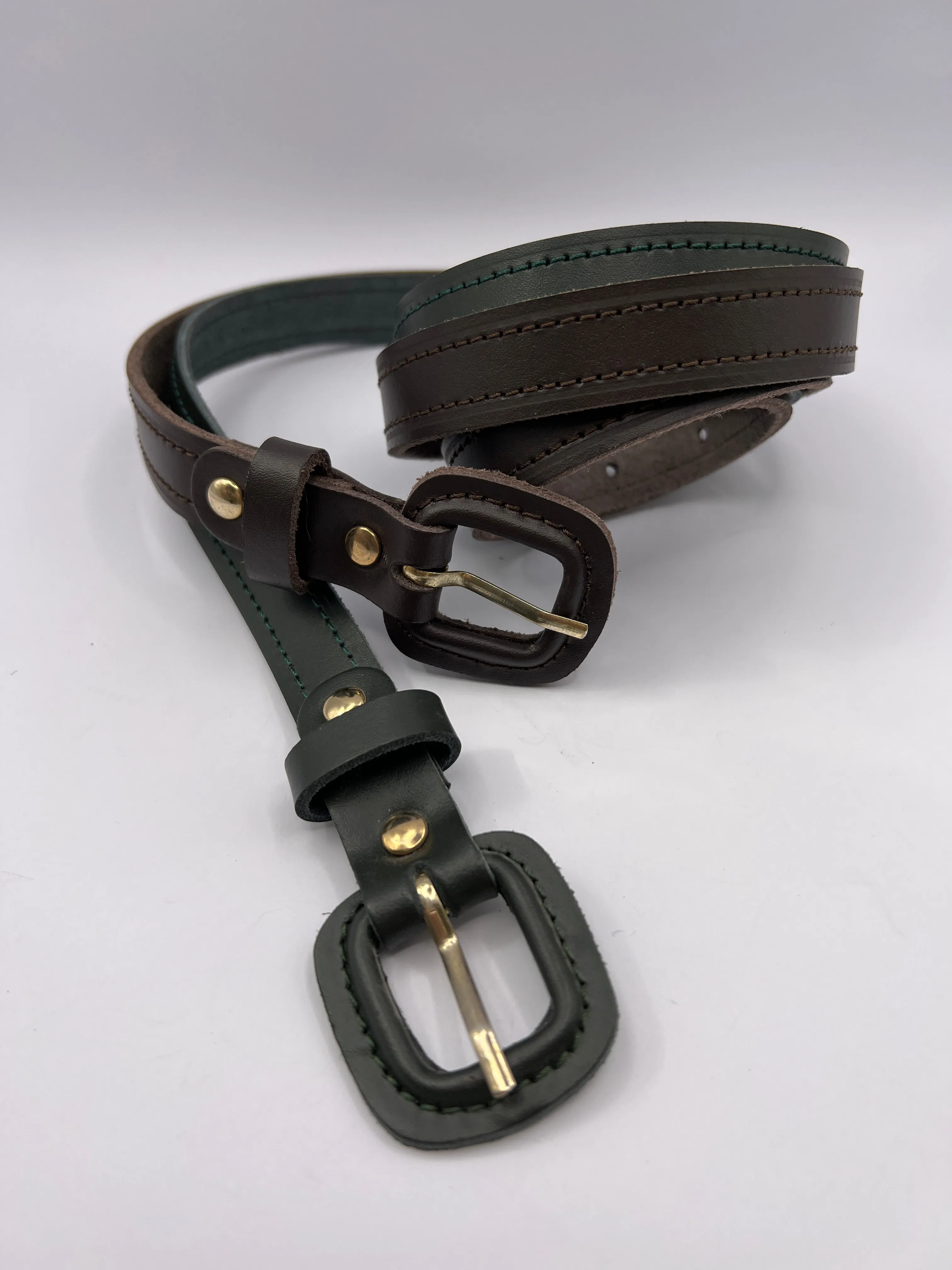 Blondish Belt finest green Brown for Women