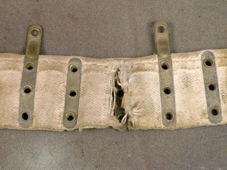 British Vickers MMG WWI Ammunition Belt: WWI Dated