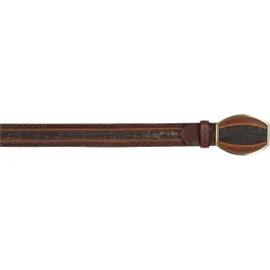 Brown Crocodile Belt