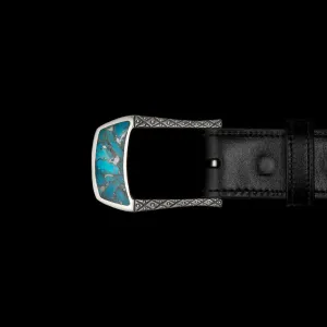 Buckle 3 Turquoise Belt Buckle - BKL3 TQ