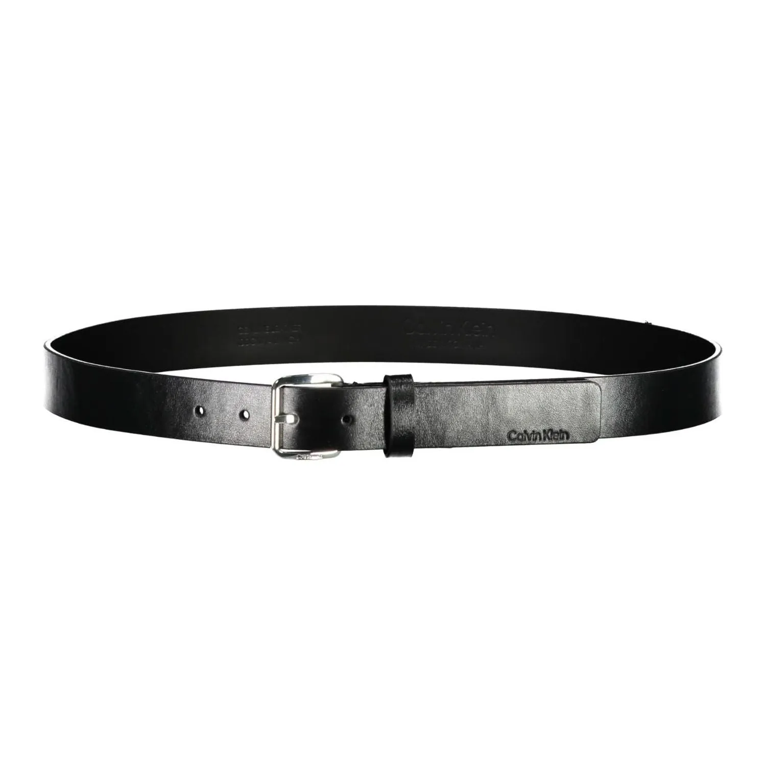 Calvin Klein Black Leather Men Belt
