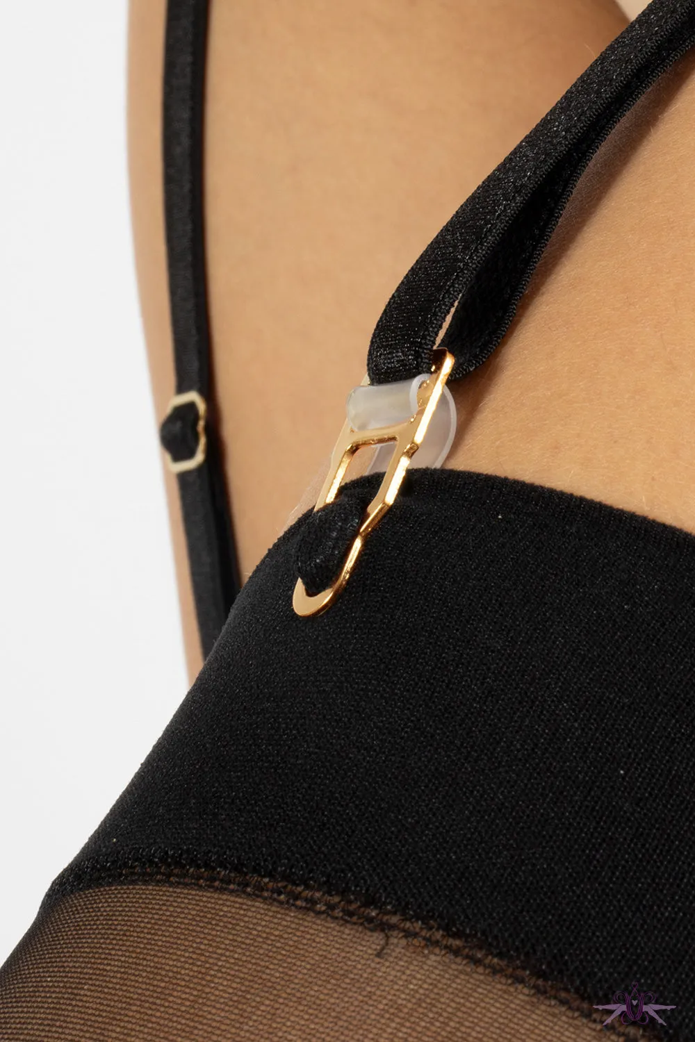 Cette Lulu Black Suspender Belt