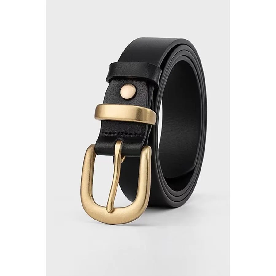 ChicStrap Elegance First-Layer Cow Leather Women's Belt