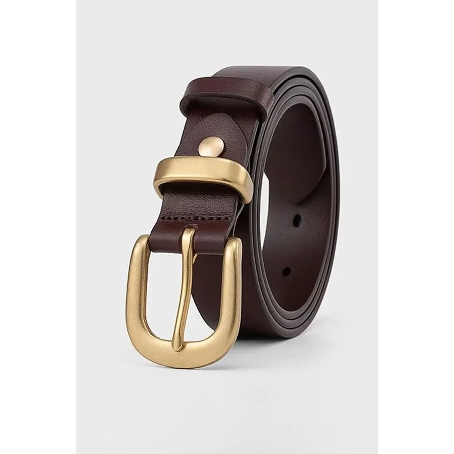 ChicStrap Elegance First-Layer Cow Leather Women's Belt