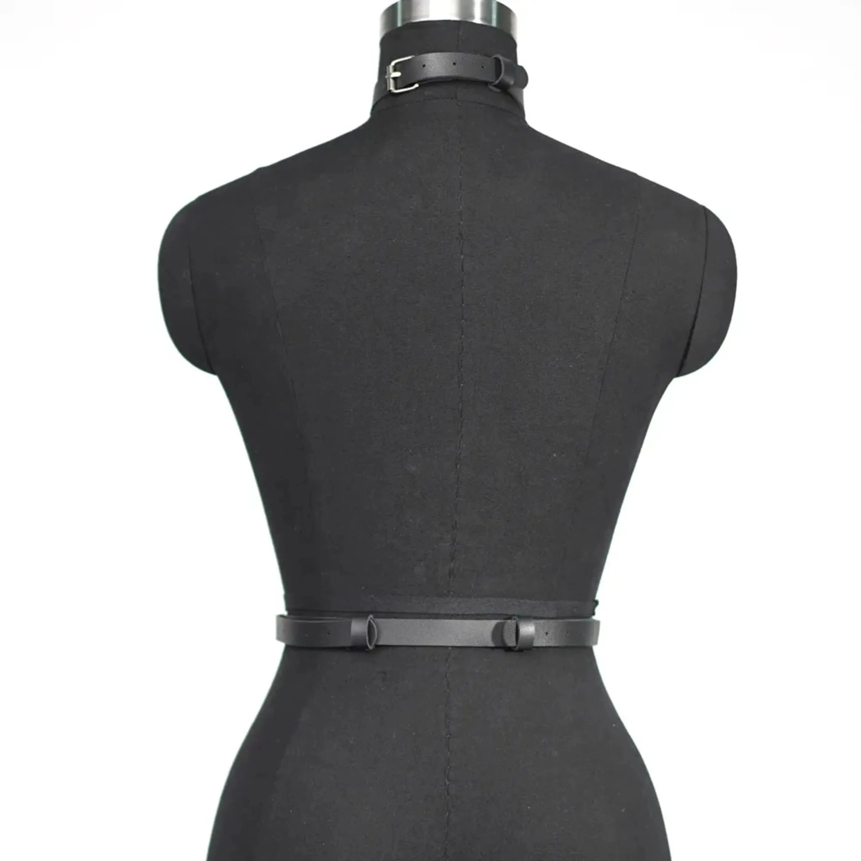 Choker Harness Belts PU Leather Lingerie