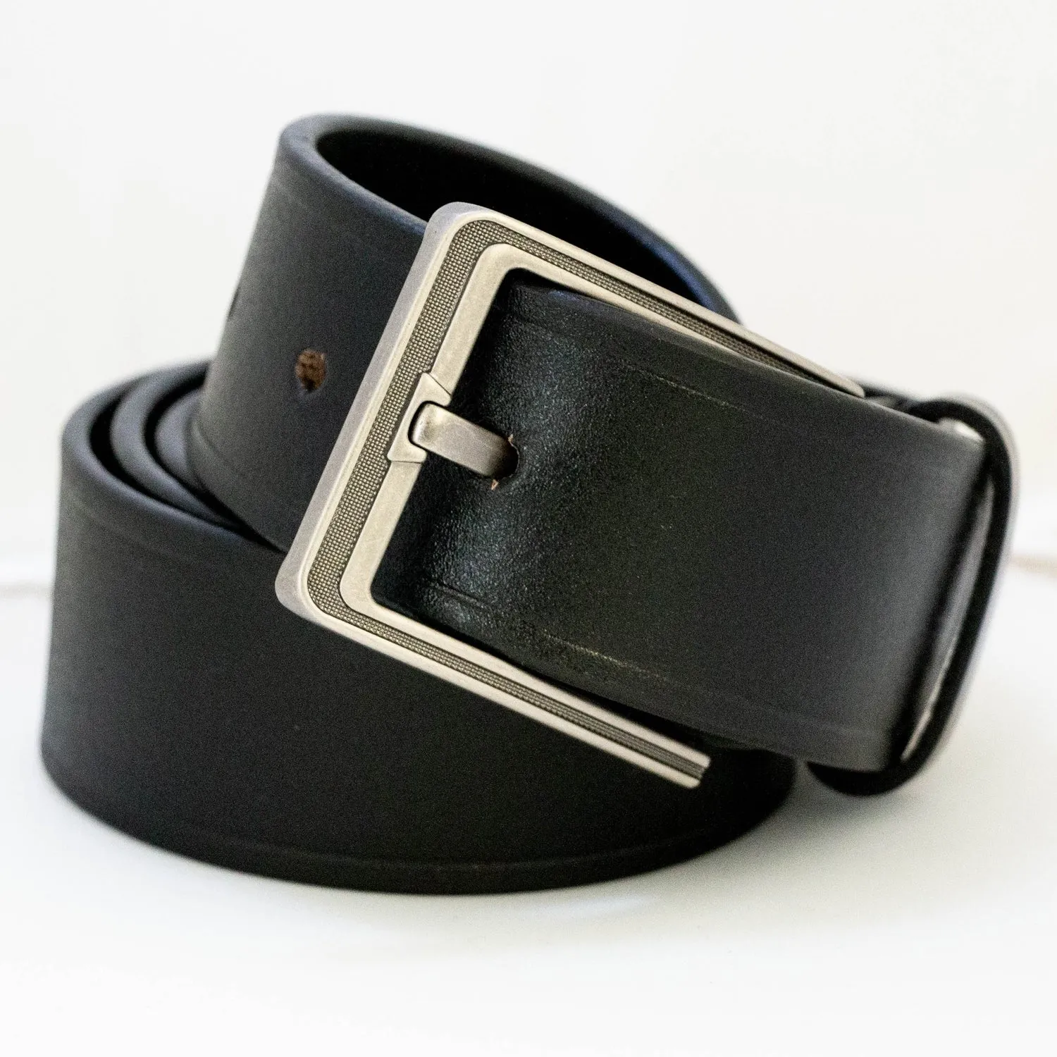 Duty Belt Replacement Belt Buckle (Aged Silver)