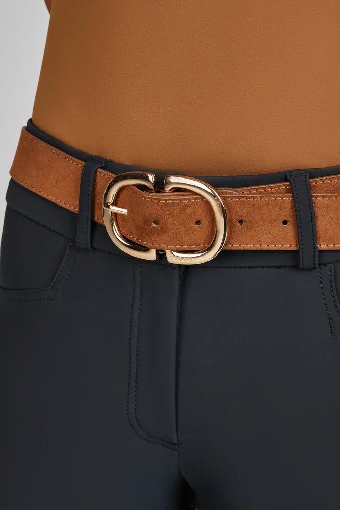 Eskadron Heritage Faux Leather Belt - Almond