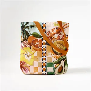 Exotic Fruit World Printed Canvas Bag