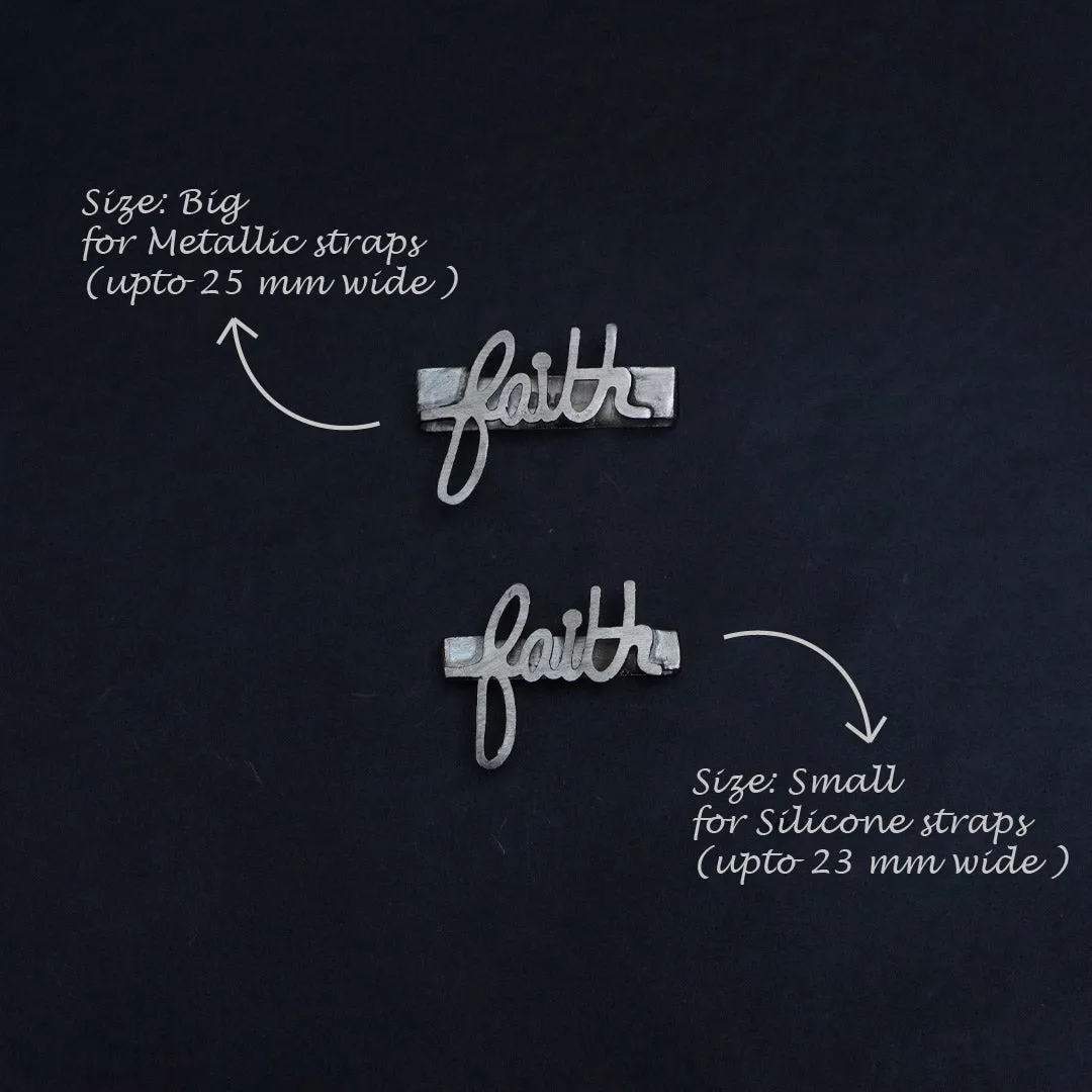 Faith Watch Charm