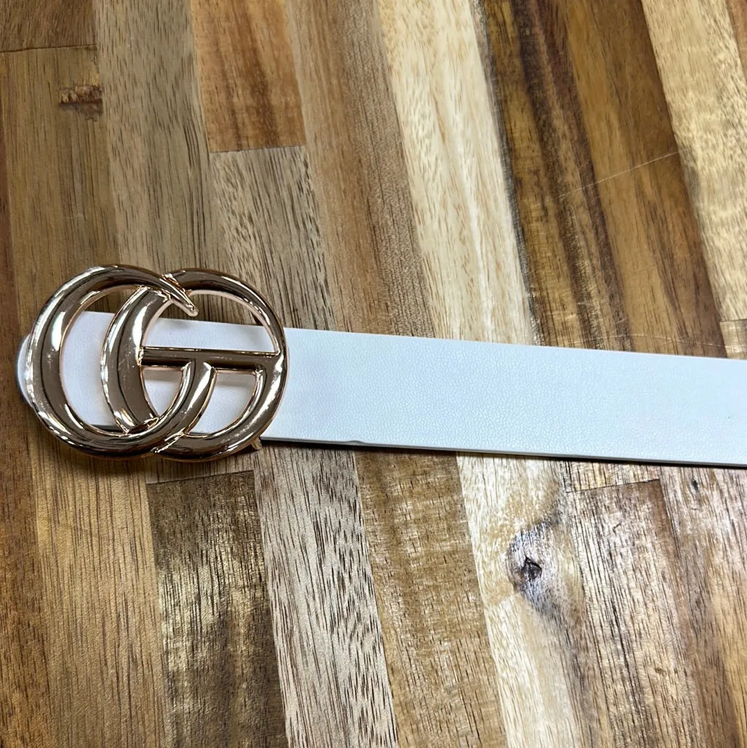 Faux Leather Belt